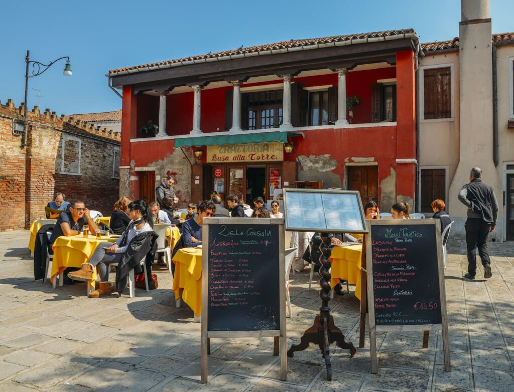 where to eat in murano burano torcello